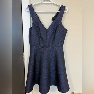 Express NYE XMAS mini dress. NWT size 4. Fit and flare style.